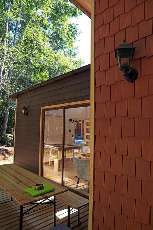 Cabanas Bosques De Loncotraro Hotel บียารีกา ภายนอก รูปภาพ