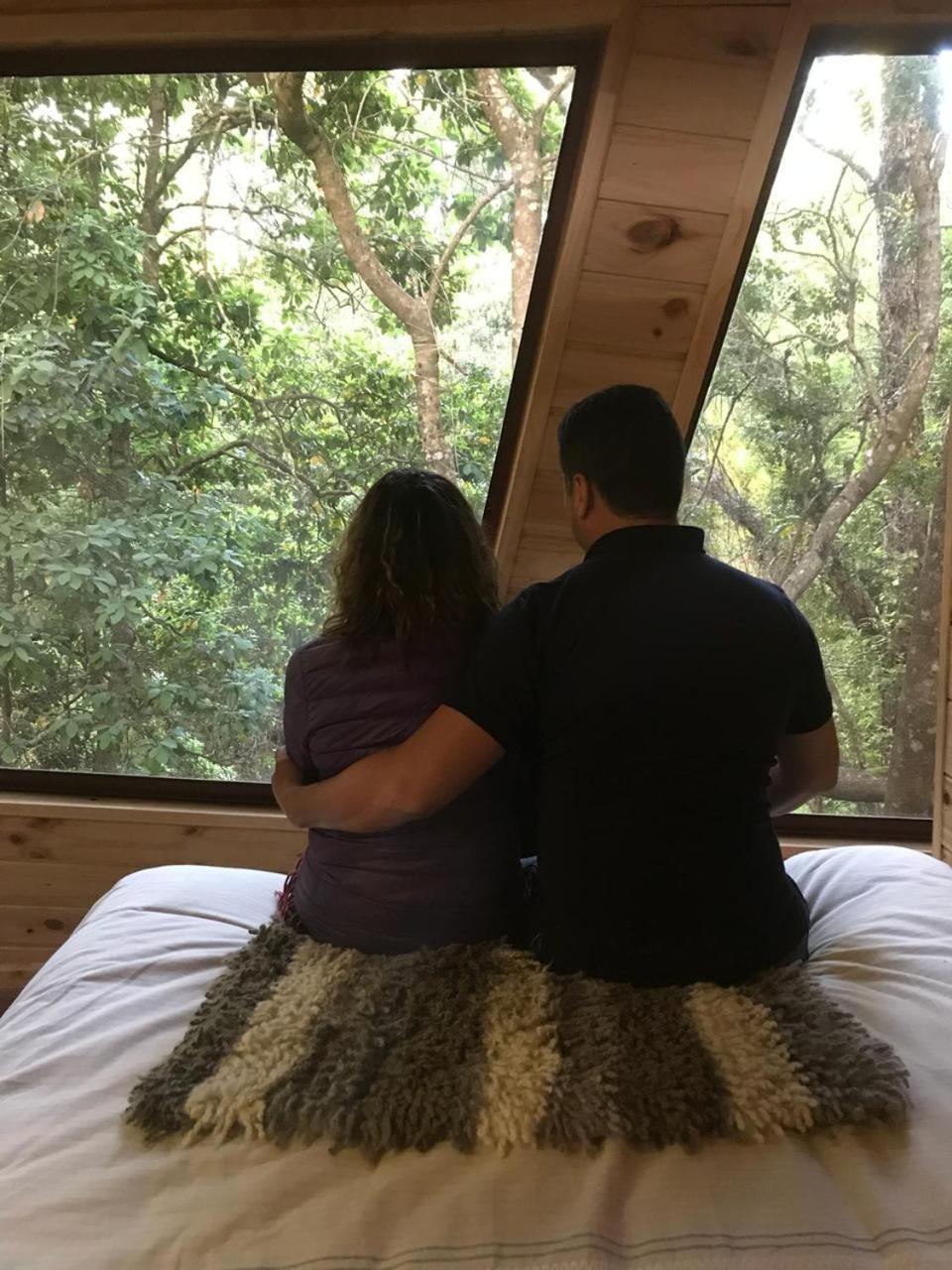 Cabanas Bosques De Loncotraro Hotel บียารีกา ภายนอก รูปภาพ